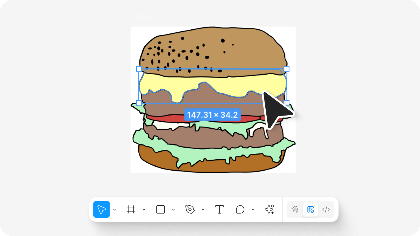 Image: Imported EMF file showing editable layers in Figma